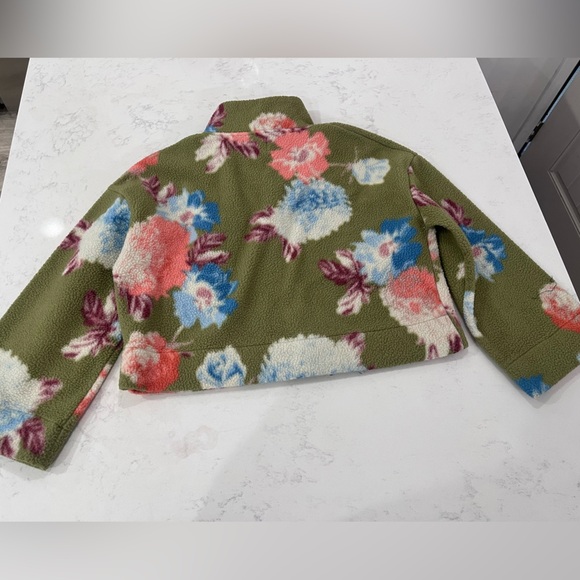 Urban Outfitters Colorful Fleece Zip-Up - Picture 3 of 3